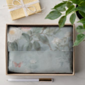 Chinoiserie Light Blue Natuur Tissuepapier (Geschenk)
