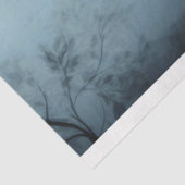 Chinoiserie Midnight Blue, Dark Moody Florals Tissuepapier (Detail)