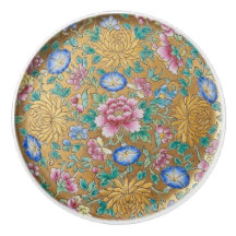 Chinoiserie Millefleur Bloemen Goud Keramiek