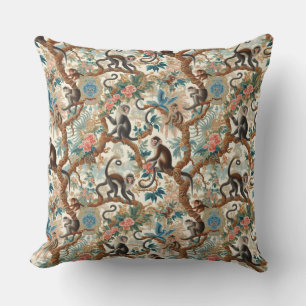  Chinoiserie Monkey Kussen