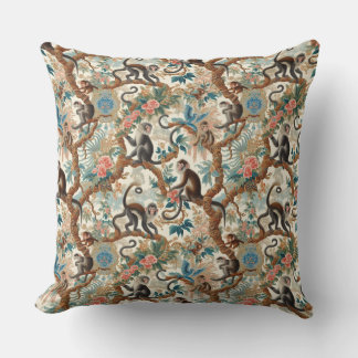  Chinoiserie Monkey Kussen