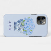 Chinoiserie Nantucket Blauwe Hortensia's Case-Mate iPhone Case (Achterkant (horizontaal))