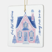 Chinoiserie New Home Eerste kerst Ornament (Links)