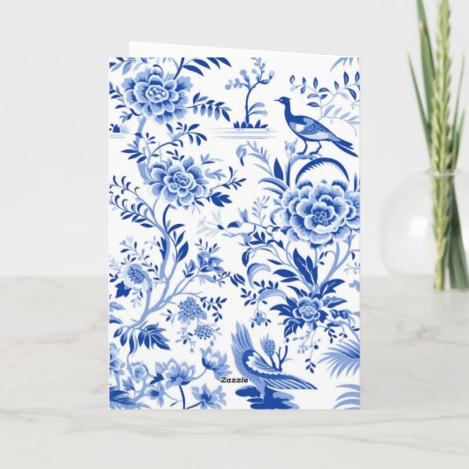 Chinoiserie Ordre De Service Funéraire Programme (Dos)