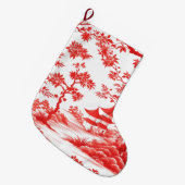 CHINOISERIE PAGODA GROTE KERSTSOK (Voorkant (Hangend))