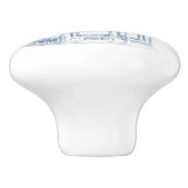 Chinoiserie Pagoda Keramische Knop (Zijkant)