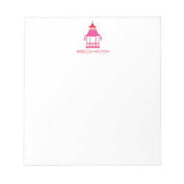 Chinoiserie Pagode Note Pad Notitieblok