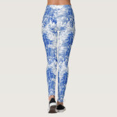 Chinoiserie Palace Toile ~ Willow Ware Leggings (Achterkant)