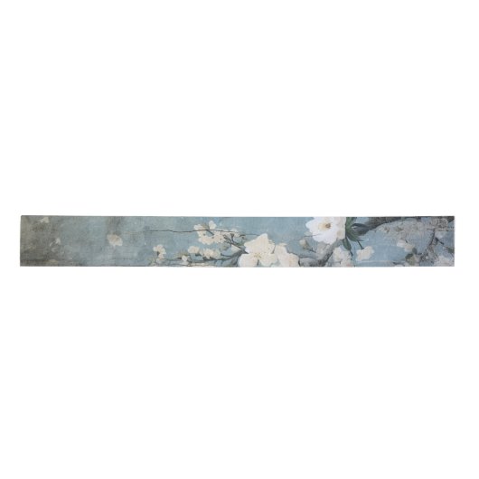 Chinoiserie-panel verhit blauw - lint (Voorkant)