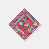 Chinoiserie Patchwork Floal Servet (Hoek)