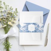 Chinoiserie Patroon Huwelijk ID1094 Uitnodigingen Wikkel