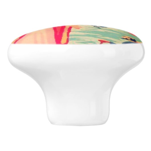 Chinoiserie PBN-knop Keramische Knop (Zijkant)