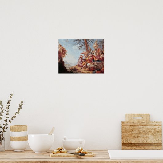 Chinoiserie Poster (Keuken)