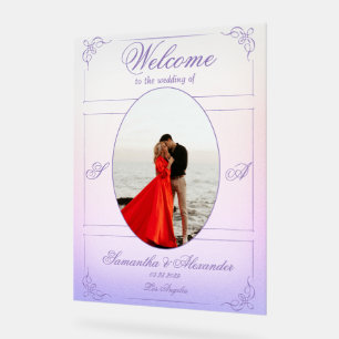 Chinoiserie Purple Rose Mariage victorien Bienvenu