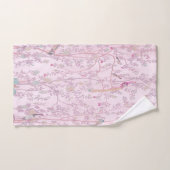 Chinoiserie rose 3 pièces Luxe (Serviette à main)