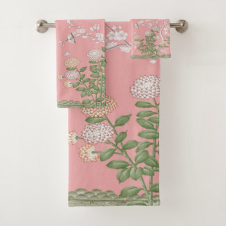 Chinoiserie rose 3 pièces Luxe