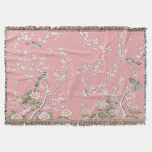 Chinoiserie rose Jeu de couverture