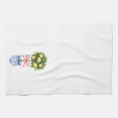 Chinoiserie Ruban rose Citron Arbre Serviette de c (Horizontal)