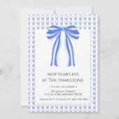 Chinoiserie Seau de vin Invitation du réveillon du (Dos)