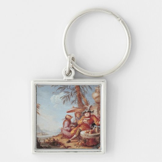 Chinoiserie Sleutelhanger (Voorkant)
