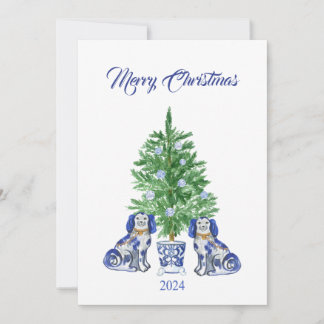 Chinoiserie Staffordshire Christmas Kaart