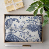 Chinoiserie Style Peacock Theme Tissue Paper Tissuepapier (Geschenk)