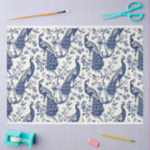 Chinoiserie Style Peacock Theme Tissue Paper Tissuepapier (Craft)