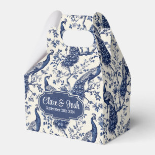 Chinoiserie Style Peacock Theme Wedding Favoriet B Bedankdoosjes