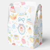 Chinoiserie Teatime Pattern Bedankdoosjes (Geopend)