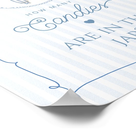 Chinoiserie Teddy Bear How many Candies game Poster (Hoek)