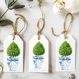 Chinoiserie Topiary Custom Cadeaulabel