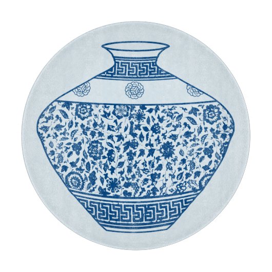 Chinoiserie Vaas Ginger Jar Snijplank (Voorkant)