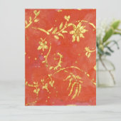 Chinoiserie verjaardagsuitnodiging kaart (Staand voorkant)