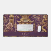 Chinoiserie Victorienne Personalisée Purple & Gold (Clavier et souris)