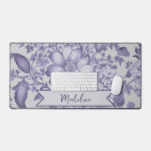 Chinoiserie Vintage violet Floral (Clavier et souris)