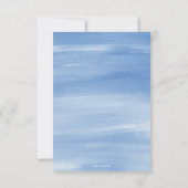 Chinoiserie Watercolor Bow Topior Cartes de notes (Dos)