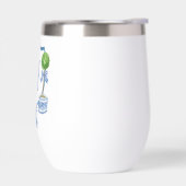 Chinoiserie Waterverf Bow Topiary Monogram Crest (Links)