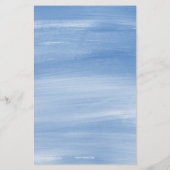 Chinoiserie Waterverf bow Topiary Stationery Briefpapier (Achterkant)