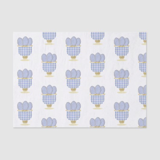 Chinoiserie Waterverf Chic Eggs Tissuepapier (Voorkant)