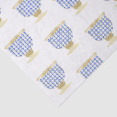 Chinoiserie Waterverf Chic Vase-weefselpapier Tissuepapier (Detail)