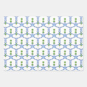 Chinoiserie Waterverf Topiary Wrapping Paper (Voorkant 2)