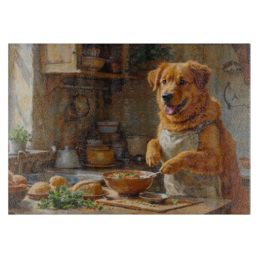 Chinook Cooking in Kitchen Snijplank (Voorkant)