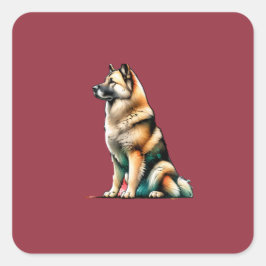 Chinook Dog Vierkante Sticker
