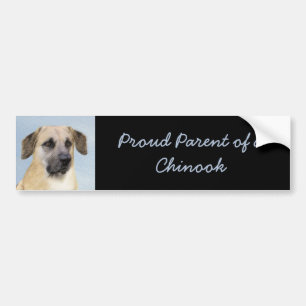 Chinook (Dropped Ears) schilderen - Oorspronkelijk Bumpersticker