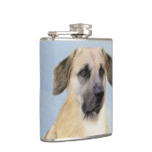 Chinook (Dropped Ears) schilderen - Oorspronkelijk Heupfles (Rechts)