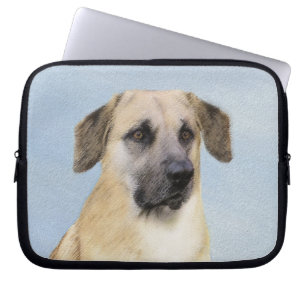 Chinook (Dropped Ears) schilderen - Oorspronkelijk Laptop Sleeve