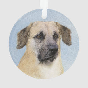 Chinook (Dropped Ears) schilderen - Oorspronkelijk Ornament