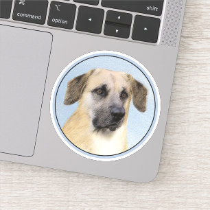 Chinook (Dropped Ears) schilderen - Oorspronkelijk Sticker