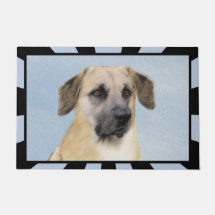 Chinook (Dropped Ears) schilderen - Originele Dog Deurmat