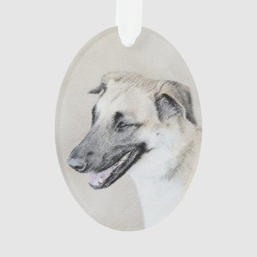 Chinook (Helicopter Ears) Peinture - Dog Art (dos)